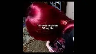 I also dont own bleach so... #hair #hairdye #trend #fyp #alt #grunge  #haircolor #scene