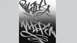 BLACK N WHITE in bold font
