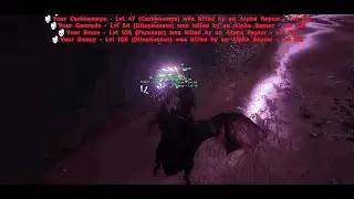 ARK: Natatree and me. Mate boosted Alpha Raptors destroyed our first tribe.