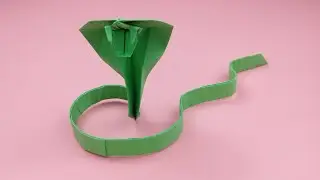 摺紙蛇| Origami Serpiente