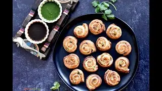 Samosa Pinwheels- Air Fryer / Oven Recipe