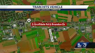 Crews respond to crash involving train in Lancaster County