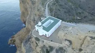 Albir Lighthouse from above - Faro de l'Albir - Drone Footage