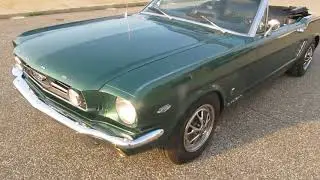 1966 MUSTANG CONVERTIBLE 289/271HP HI-PO K-CODE SPECS 4 SPEED 3.50 REAR COMPLETELY RESTORED! $23500