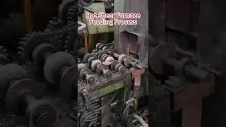 How We Feed Billets to Hot Shear Furnace? | 20s   #factorytour  #aluminumfactory #productionline
