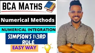 Simpson&rsquo;s 1/3 rule | Numerical methods | BCA/ Engineering Maths