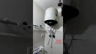 crompton arno neo 10L  electric geyser installation part-2 2023 #shorts #cromptongeyser #geysers