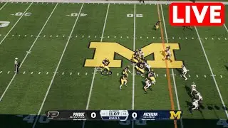 🔴 Purdue Boilermakers vs Michigan Wolverines | NCAAF Week 10 - 2025 College Football 26 Simulation