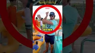 Kinder stecken auf der Wasserrutsche fest! 😱😭