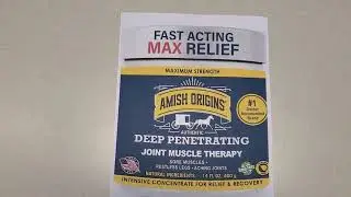Amish Origins Authentic Deep Penetrating Joit Muscle Therapy - the COMPLETE review