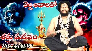 తెల్ల అవాలతో శత్రు మరణం #శత్రునాశనం  #ఈఆదివారం_అమావాస్యకిశత్రువుని ఇబ్బంది పెట్టండి #blackmagic
