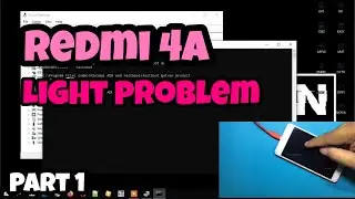Service Xiaomi Redmi 4A Display Light Problem, Ex Repair // Perbaikan Lampu Padam Part 1.