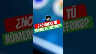 As&iacute; puedes saber tu n&uacute;mero de tel&eacute;fono celular #shorts #android #numero #movil #sim #chip #esim 2023