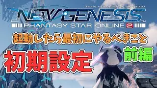 【PSO2NGS&beta;テスト速報】ニュージェネシスで最初にするべき初期設定を解説するはずだったのだが・・・前編【ファンタシースターオンライン２】