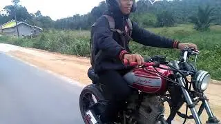 BLACK JACK MC - Test ride Megapro japstyle street racing.