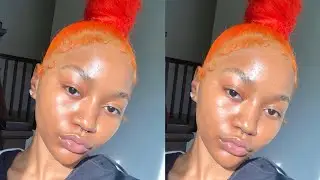 I DYED MY HAIR .... ORANGE PT. 1