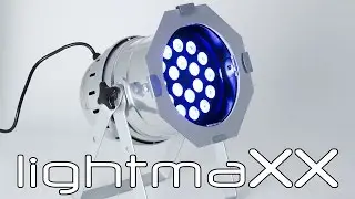 lightmaXX LED Mega PAR 64 18x 8 Watt Quad LED Scheinwerfer