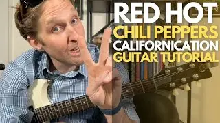Californication by Red Hot Chili Peppers Guitar Tutorial - Guitar Lessons with Stuart!