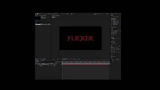 Flicker Text Animation Tutorial in After Effects | Flickering Text Effect #gamingistic