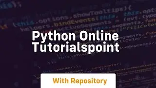 python online tutorialspoint
