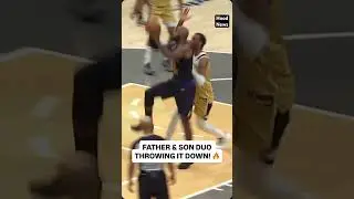 Like Father, Like Son #hoodnews #lebronjames #lakers #bronnyjames #nba #viral #dunk #fyp #foryou #us