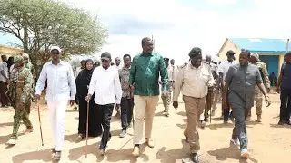 H.E. Governor Mohamed Adan Khalif led leaders in the official launching of Ashabito Subcounty