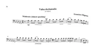 Francisco Mignone: O vi&uacute;vo, Valsa declamada (1981)