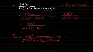 Maximum Torque Equation Derivation