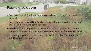Avian Habitat Conservation