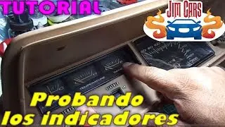 Probando el tablero del Valiant   Valiant gauge cluster test