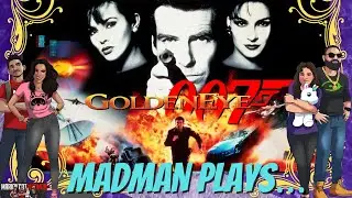 Goldeneye 007 GAMEPLAY - XBOX SERIES X - 4 PLAYER SPLIT SCREEN - MADMAN Plays...