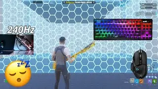 Fortnite Piece Control😍 SteelSeries Apex Pro TKL ASMR 240 FPS 4K