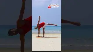 half moon pose for beginners (Ardha Chandrasana yoga)