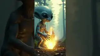 #AlienVibes#MysteryForest#SciFiScene#GlowingCrystal#AlienEncounter#UnknownEnergy#CosmicVibes