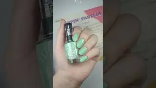 COOL MINT from POPPIN' PASTELS by #SassyColors #swatch #shorts | honeycrunch321
