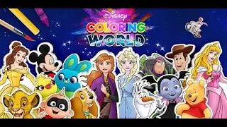 Disney coloring world game.