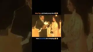 baby tiger and Jackie Shroff in an award function #golden #flim #tigershroff #viralvideo #bollywood