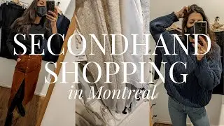 Secondhand Shopping for Fall Outfits in Montreal | AKA potential No-Buy Fail