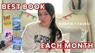 I picked my favorite book from each month of 2025! 📚 bookmas day 11