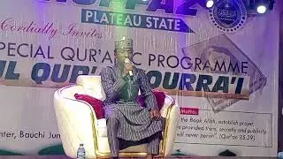 Yaumul Qurra'i Jos. Karatun ma tayassar daga bakin Goni Abdurrahman Ibrahim Excellency Bauchi
