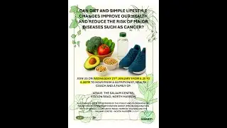 Health and Wellbeing Event: Can Diet and simple lifestyle changes improve our health