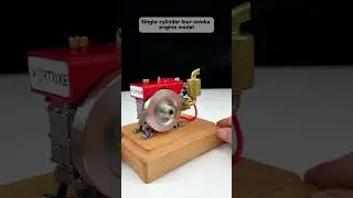 Single-cylinder four-stroke engine model #enginemodel #vortrixe #diy #miniengine #toyan
