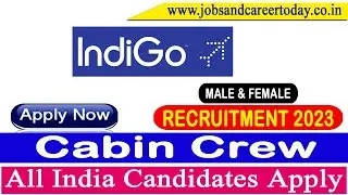 IndiGo Airlines Recruitment 2023 | Airport Jobs For Freshers | Airport Job Vacancy | 12th Pass #JOB