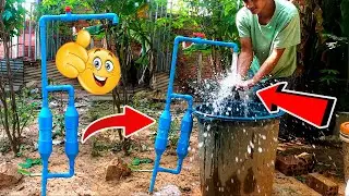 New Idea Increase Water Pressure With Plastic Bottles PVC Pips Easy Way And Less Time