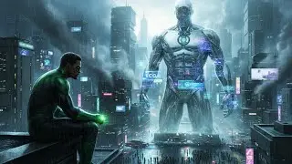 What if Green Lantern Entered Cyberpunk 2077?