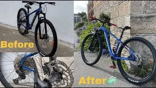 Before/after Kona Kahuna, ABANDONED BIKE RESTORATION🛠️