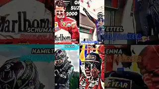 Schumacher vs Vettel Vs Hamilton vs Senna @AL1_F1 @F1_editzshorts
