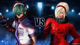 The King of Fighters XV - Shun'ei Vs. Ash (LEVEL 5)