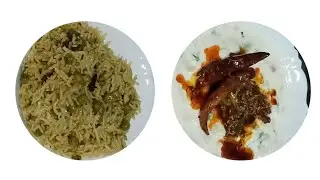 1)Matar Pulao 2) Potato Raita #quick  recipes@meenaskitcen 