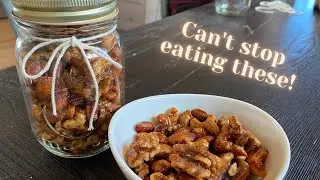 Maple Candied Nuts With Rosemary & Sea Salt